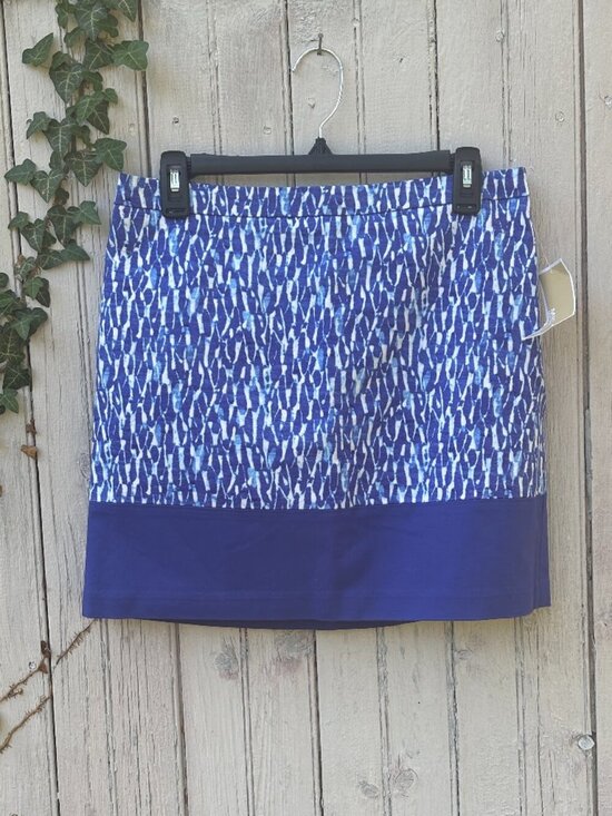 MICHAEL Michael Kors Dresses & Skirts - Michael Michael Kors Abstract Print Mini Skirt | Blue | Size 6 | New with Tags